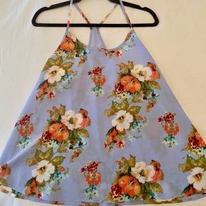 Les Amis Floral Cami Tank Top | M